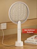 Rowenger WD-942 USB Şarjlı Uv Işıklı Elektrikli Sivrisinek Öldürücü Raket Sinek Öldürücü Sineksavar Lamba