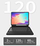 iPad 10.2 ve 10.5 Keyboard Folio Kablosuz Klavyeli Kılıf