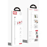 Earldom P6 Universal Stylus Dokunmatik Kalem 3 in 1 Android+IOS Tablet&Telefon Uyumlu