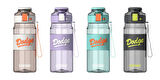 Dodge DL-24637 670ml Siyah Pipetli Tritan Matara