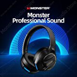 Monster Storm XKH03 Profosyenel Kulaküstü Bluetooth Kulaklık Kırmızı