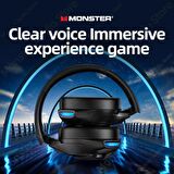 Monster Storm XKH03 Profosyenel Kulaküstü Bluetooth Kulaklık Kırmızı