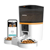 Haustier QQ005-Dual Kameralı Akıllı Kedi Köpek Otomatik Mama Kabı Beyaz HAUSTİER TÜRKİYE GARANTİLİ