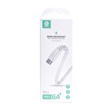 DVIP S01C 6A 67W Fast Charging UsbA to Type-C Data ve Hızlı Şarj Kablosu 1M Beyaz