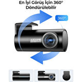 S58 4g Araç Kamerası – 3 Kamera, 4k, Canlı Izleme, Gps, Park Modu, Sos (Xiaomi Ecosystem company)