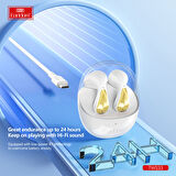 Earldom TWS33 BT 5.3 Kablosuz Airpods Kulaklık - Beyaz
