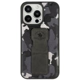 Santa Barbara Polo Racquet Club iPhone 13 Pro Max Kılıf Z Standlı Desenli PU Deri Enos Kapak