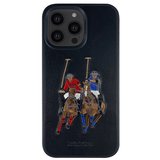 Santa Barbara Polo Racquet Club iPhone 14 Pro Kılıf Jockey 3Boyutlu PU Deri İçi Süet Kapak
