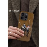 Santa Barbara Polo Racquet Club iPhone 14 Pro Kılıf Jockey 3Boyutlu PU Deri İçi Süet Kapak