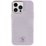 Santa Barbara Polo Racquet Club iPhone 14 Pro Max Kılıf Mekanik Tuşlu Simli Işıltılı Diaomand Seri Aurora Kapak