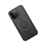 Santa Barbara Polo Racquet Club iPhone 15 Pro Kılıf Aleminyum Standlı M-Safe Şarja Uygun Pu Deri Mekanik Tuşlu Primo Kapak
