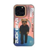 ZuckBear iPhone 15 Pro Kılıf Berlin Boss Hologramlı Mekanik Tuşlu M-Safe Şarja Uygun Kapak