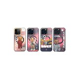 ZuckBear iPhone 15 Pro Kılıf Hologramlı Mekanik Tuşlu M-Safe Şarja Uygun New York Never Sleeps Kapak