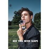ZuckBear iPhone 15 Pro Kılıf Hologramlı Mekanik Tuşlu M-Safe Şarja Uygun New York Never Sleeps Kapak
