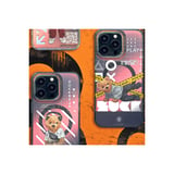 ZuckBear iPhone 15 Pro Max Kılıf Hologramlı Mekanik Tuşlu M-Safe Şarja Uygun New York Never Sleeps Kapak