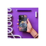 ZuckBear iPhone 15 Pro Max Kılıf Hologramlı Mekanik Tuşlu M-Safe Şarja Uygun California Cool Kapak