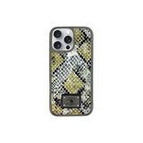Santa Barbara Polo Racquet Club iPhone 16 Pro Max Kılıf Snake PU Deri Dizaynlı Mekanik Tuşlu M-Safe Şarja Uygun Sagar Kapak