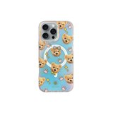ZuckBear iPhone 16 Pro Max Kılıf Hologramlı Mekanik Tuşlu M-Safe Şarja Uygun Darnell Frosted Kapak
