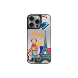 ZuckBear iPhone 16 Pro için Manyetik Şarj Uyumlu Şehir Temalı Benard Mirror Kapak