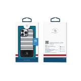 Santa Barbara Polo Racquet Club iPhone 16 Kılıf Isaac Süet Pu Deri Çift Desenli Kapak