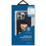 ZuckBear iPhone 16 Pro için Pu Deri Yüzey 3D Nakışlı Manyetik Şarj Destekleyen Everley Kapak