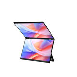 Zeuslap Z15WT 2x15.6" Çift Ekran 1920*1080@60Hz Full HD IPS Panel Type-C 250Cd/m² Dokunmatik, Taşınabilir Monitör (ZL-Z15WT)