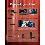 Mpow EG10 Gürültü Engelleyici Mikrofonlu Surround Oyuncu Kulaklığı PS4/PS5/PC/Xbox Kırmızı