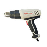 Specco - Sıcak Hava Tabancası Tek Kollu 2000w Maximum 600°c Sıcak Hava