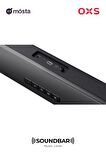 OXS S3 TV için Ses Barları, Dahili Subwoofer ile Ev Sineması Ses Sistemi, 3D Surround Ses Sistemi TV Ses Çubuğu, TV Hoparlörleri, Bluetooth 5.0/Aux/Optical/Coaxial, 80 Watt, 3Eqs, Duvara Monte Edilebilir 