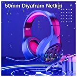 XMOWi R1 Gaming Mikrofonlu RGB Oyuncu Kulaklığı PC- Dizüstü Ve Ps4 SİYAH,KIRMIZI
