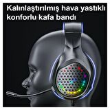 XMOWi R1 Gaming Mikrofonlu RGB Oyuncu Kulaklığı PC- Dizüstü Ve Ps4 MAVİ,SİYAH