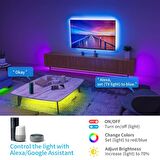 Govee RGB LED Şerit H61103A3, WiFi+BT LED Şerit, Alexa, Google Asst. Destekli - 10 Metre