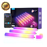 Govee Glide WiFi RGB LED Duvar Işığı 6+1 Google ve Alexa Uyumlu Işık Çubuğu