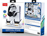 PS5 SLİM KASA UYUMLU DİKEY SOĞUTUCU IŞIKLI STAND İPEGA-P5S020W