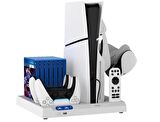 PS5 SLIM / FAT SOĞUTUCU ÖZELLİKLİ VR STANDLI ŞARJ  DİKEY STANDI PG-P5S028