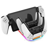 PS5 DUALSENSE  - PS PORTAL 3 İN 1 ŞARJ STANDI RGB IŞIKLI PG-P5P03