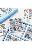 Polar World Temalı 100 Yaprak 4 Bölmeli Sticker Seti • Bullet Journal (GGK-DZ076)