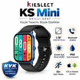 Kieslect Ks Mini Amoled Ekranlı Akıllı Saat Mavi