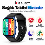 Kieslect Ks Mini Amoled Ekranlı Akıllı Saat Mavi