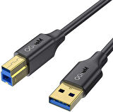 Qgeem QG-CVQ20 Usb Type-A To Usb Type-B Kablo 0.91M