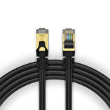 Qgeem QG-OT0620 20 Mt CAT6 CU AWG24/7 UTP Siyah Patch Cord Kablo