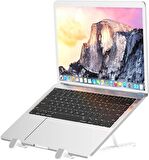 Borofone Notebook Laptop Dizüstü Bilgisayar Standı Fiber Materyal A+ Kaliteli Ultra Hafif 220 Gram Açısı Ayarlanabilir Portatif Katlanır ve Taşınabilir BH70