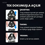 Enchen Blackstone Max Siyah Çift Yönlü Kavisli Bıçaklı Şarjlı Islak-Kuru Tıraş Makinesi