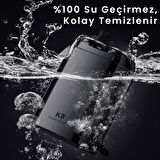 Enchen K8 Suya Dayanıklı Taşınabilir Seyahat Boy Çift Yönlü Kavisli 3D Döner Başlıklı  Şarjlı Tıraş Makinesi