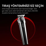 Enchen Beardo Çok Fonksiyonlu Tüm Vücut İçin Uygun Şarjlı Saç ve Tıraş Makinesi