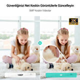 Botslab 360+ C221 Pro 3K 360° Akıllı Güvenlik Kamerası Bebek Monitörü Evcil Hayvan Kamerası İç Mekan Kamerası IP Kamera Yeni Versiyon (Distribütör Garantili)
