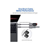Jsaux USB C To USB Adaptörü Type-C 3.0 Otg Kablosu Çevirici Dönüştürücü Adaptör Kablosu MacBook Pro 2018 2017 ile Uyumlu Samsung Galaxy S20 S20+ Ultra S8 S9 Note 10 Uyumlu CD0019