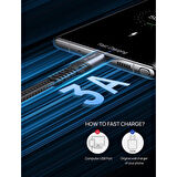 Jsaux Premium CC0008 3 Amper 60 WATT 1 Metre Type-C Süper Hızlı Şarj ve Data Aktarım Kablosu / iPhone 15 serisi uyumlu