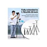 Mt-65 Bluetooth Kumandalı Deve Boynu Video Tripod