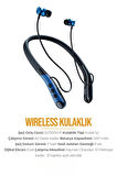 PDAteknoloji AZ-BN05 Boyun Askılı Bluetooth Kulaklık (400mah, 60 saat bekleme)